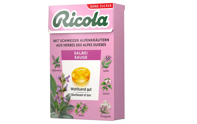 Ricola Bonbons Salbei Box 50 g