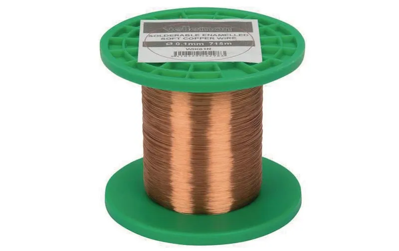 Velleman Wickeldraht WIK01N, Ø0.1mm, 715m, 50g 1 pezzi