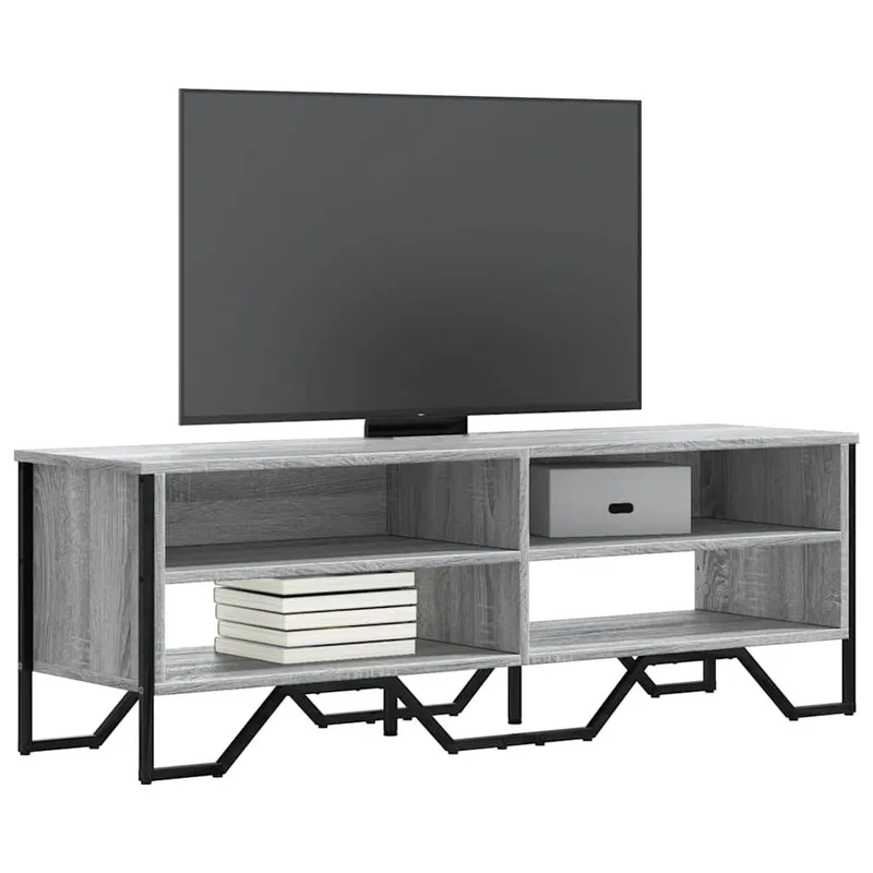 TV-Schrank grigio Sonoma 122x34x41 cm derivato del legno