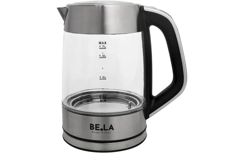 Berger Lanz Wasserkocher 1.7 l, trasparente/Silber