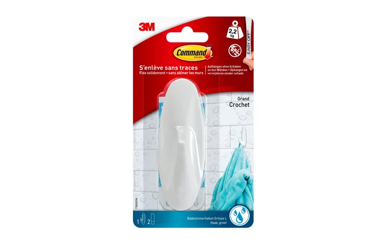 Command Haken Command L bianco, 2.3 kg, 1 pezzi