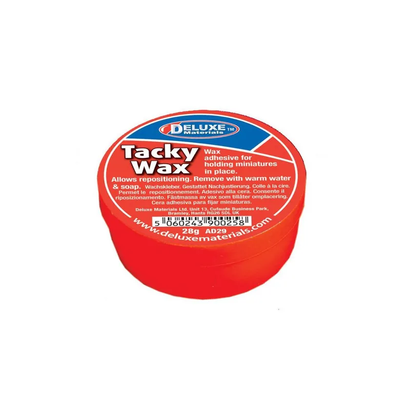 Deluxe Materials Modellbauklebtissu Tacky Wax 1 pièces, blanc