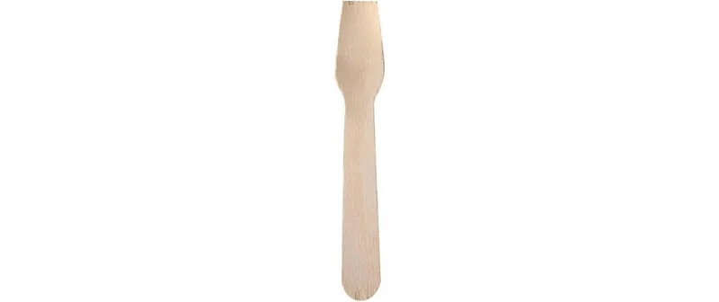 Papstar Einweg-Eislöffel Holz PURE 100 Stück Braun
