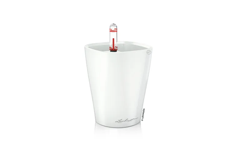 Lechuza Kräutertopf Mini Deltini Premium Weiss hochglanz