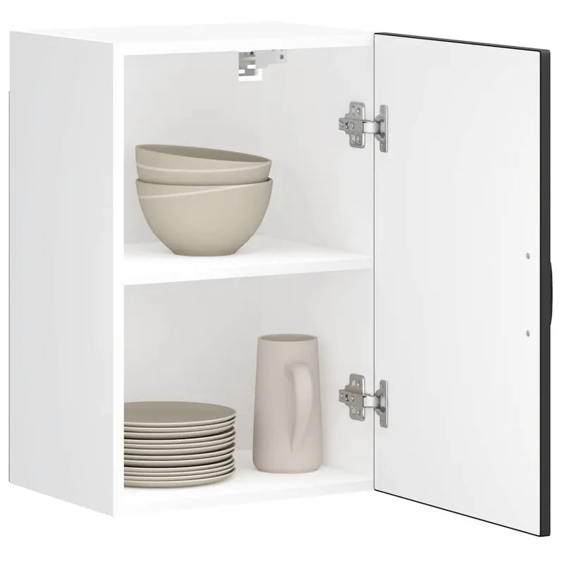 Küchen-Hängeschrank Lucca Schwarz Holzwerkstoff