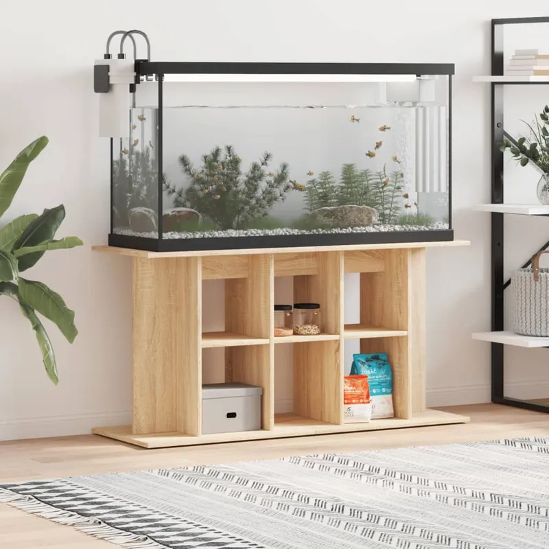 Aquariumständer Sonoma-Eiche 120 x 40 x 60 cm Holzwerkstoff
