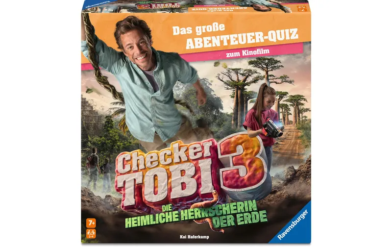 Ravensburger Quizspiel Checker Tobi le grosse Abenteuer-Quiz