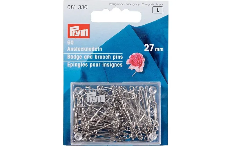 Prym Stecknadel Silber, 27 mm