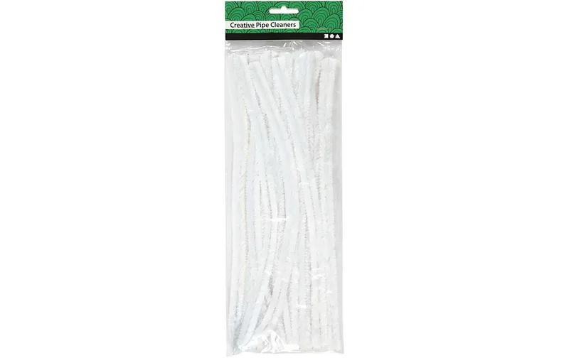 Creativ Company Chenilledraht 15 mm, 15 pieces, white