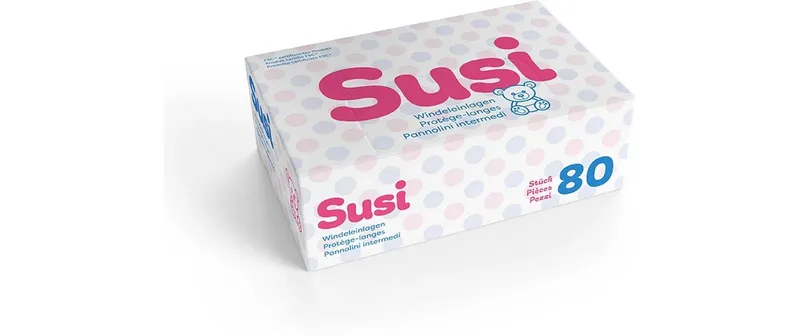 Susi Windeleinlagen 80 pezzi
