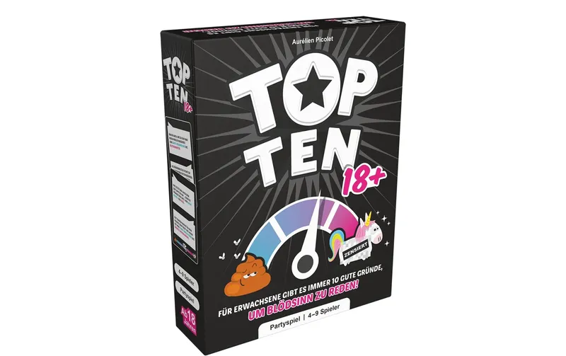 Asmodée Partyspiel Top Ten 18+