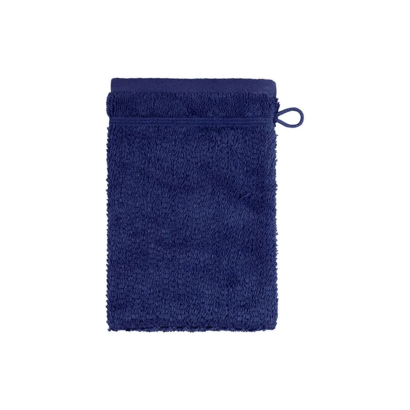 Frottana Waschhandschuh Pearl 15 x 20 cm, Dunkelblau