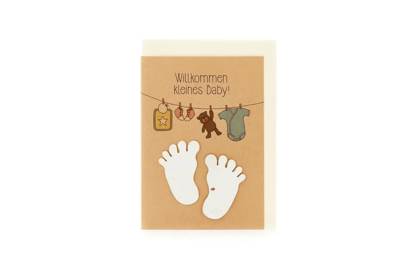 la Stadtgärtner Willkommen kleines Baby Babyfüsse