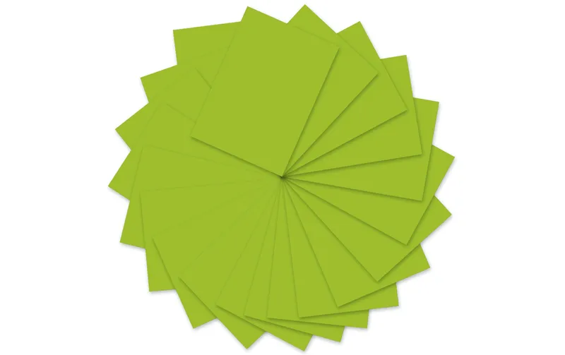 URSUS Tonzeichenpapier A4, 130 g/m², 100 Blatt, Hellgrün