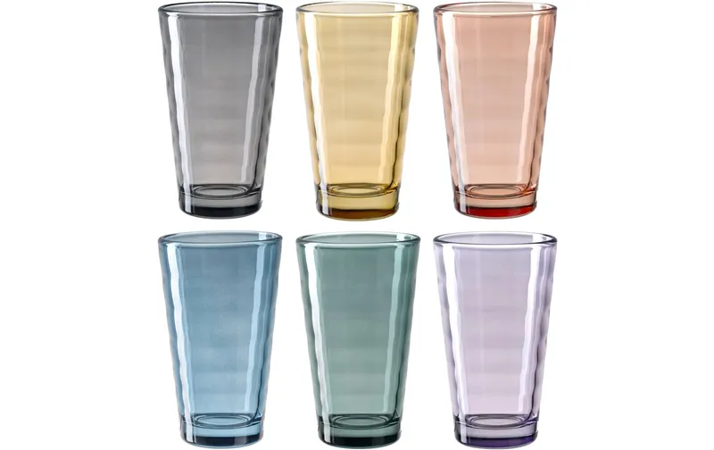LEONARDO Trinkglas Verso L 200 ml, 6 Stück, Assortiert