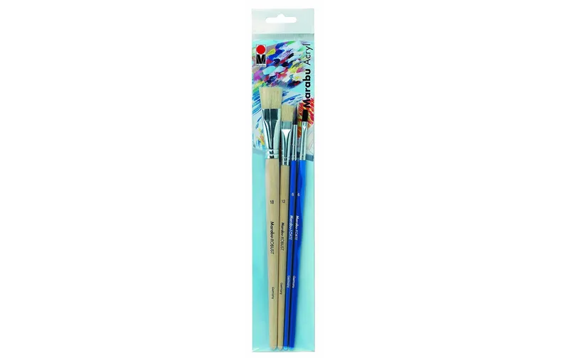 Marabu Acrylpinsel Acryl 4 pieces