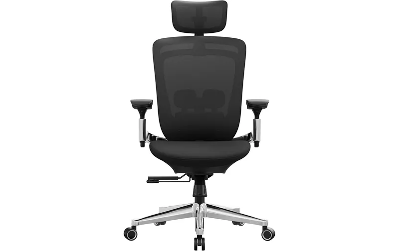 Songmics office chair with armrests and Fusskreuz