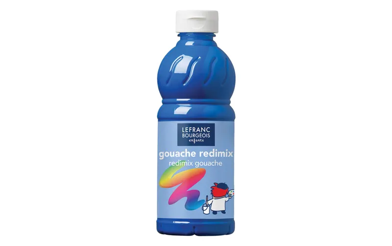 LEFRANC Temperafarben Redimix 500 ml, blu