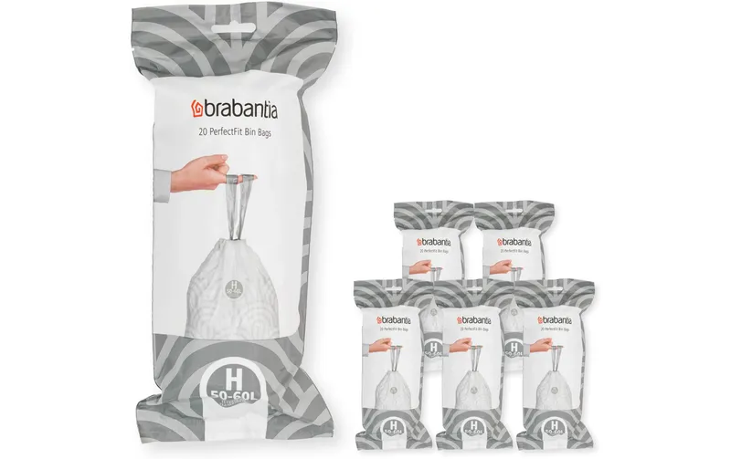 Brabantia Kehrichtsack PerfectFit H 50-60 l, 120 pieces