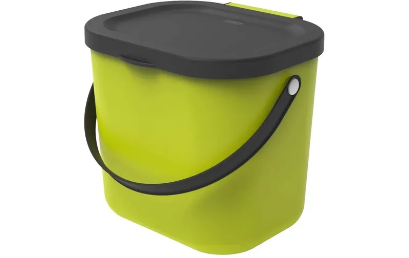 rossoho Recyclingbehälter Albula 6 l, Lime verde