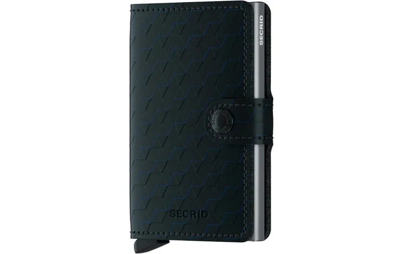 SECRID Portemonnaie Miniwallet Optical Black Titanium
