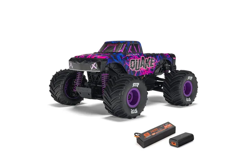 Arrma Monster Truck Quake Grom 4x4 Brushed RTR 1:16 Lila