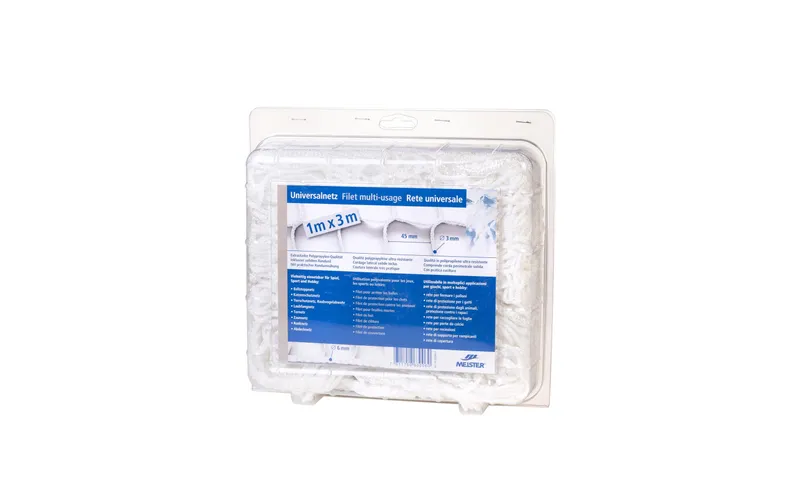 Meister Universalnetz knotenlos, Ø 3 mm / 1 x 3 m, blanc