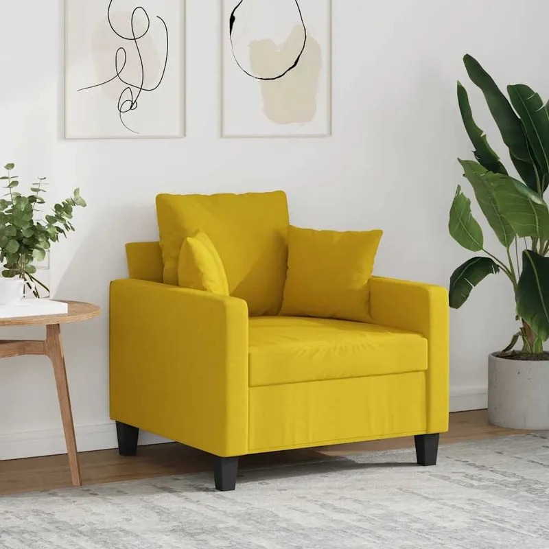Sessel Hellgelb 60 cm fabric