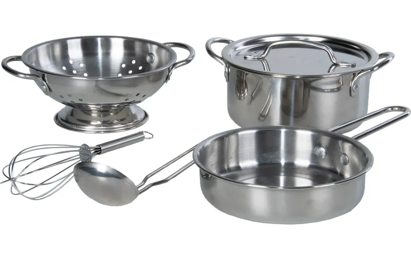 Esschert Design Matschküchen-Set 6-teilig in acciaio inox
