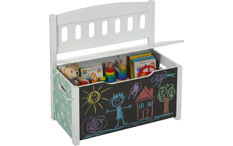 relaxdays Kindersitzbank Löwe, MDF, Mehrfarbig
