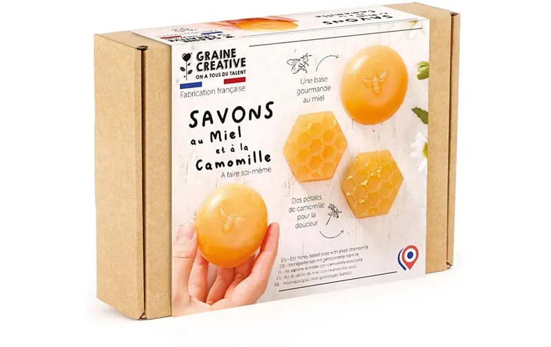 Graine Créative Graine Créative Seifen-DIY-Set Honig Honig et Kamille