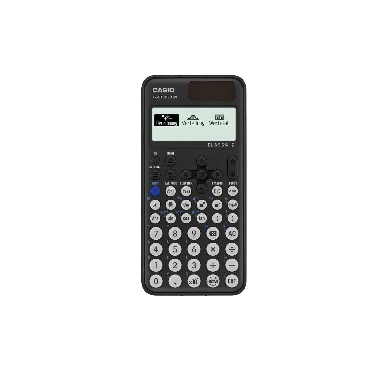Casio Schulrechner FX-810 DE CW Solar Taschenrechner