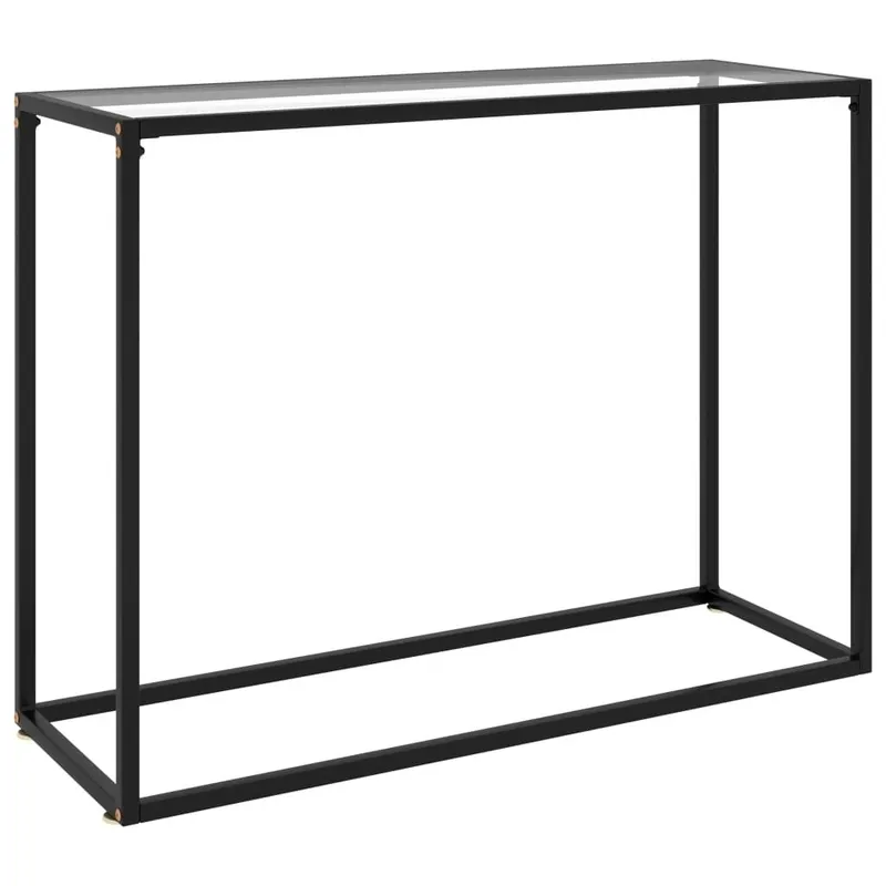 tavolo consolle trasparente 100x35x75 cm Hartglas