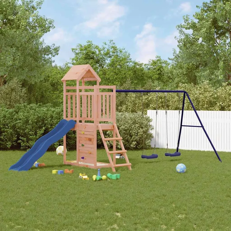 Spielturm Massivholz Douglasie