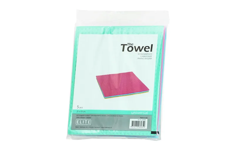 Elite Schwammtuch 5 pieces, Assortiert