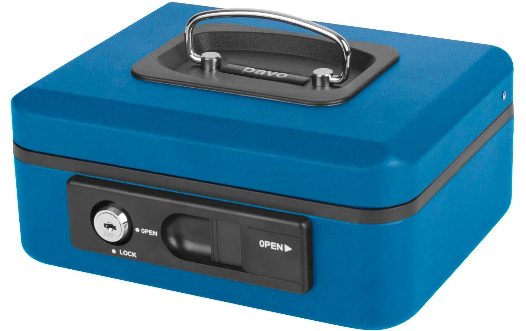 Pavo Geldkassette Deluxe 8", Blau