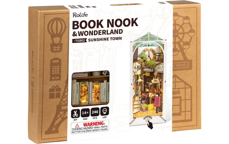 Rolife Bausatz Book Nook Sunshine Town