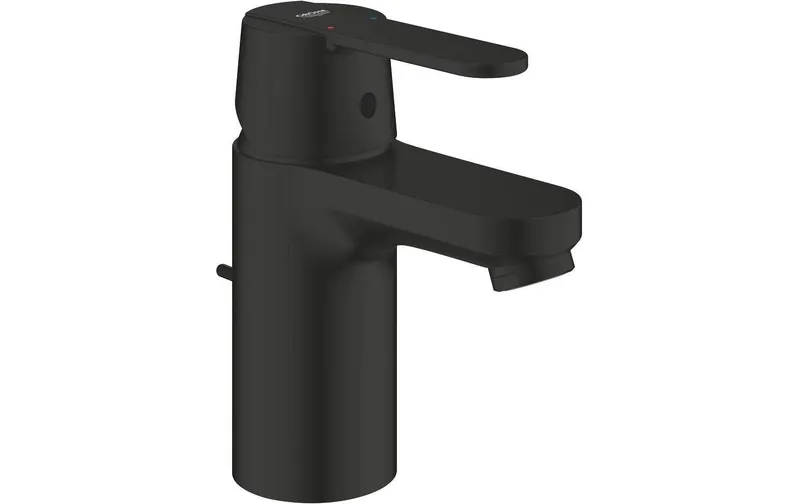 GROHE Get S-Size Mattschwarz mit Ablaufgarnitur