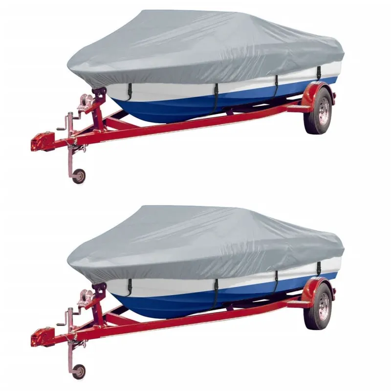 Bootspersenninge 2 Stk. Grau Länge 427-488 cm Breite 229 cm