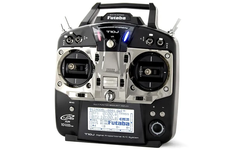 Futaba Fernsteuerung T10J Mode 2 con R3008SB