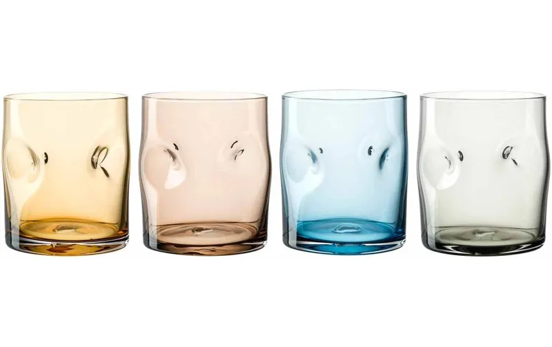 LEONARDO Trinkglas Vesuvio 300 ml, 4 pièces, multicolore