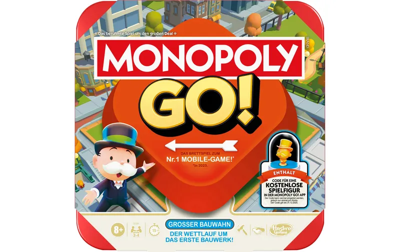 Hasbro Familienspiel Monopoly GO!