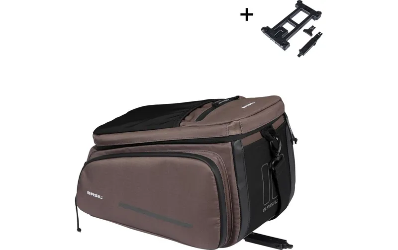 BASIL Gepäckträgertasche Move MIK 10-26 l, braun