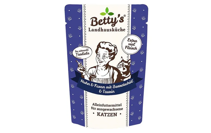 lettoy's Landhausküche Nassfutter Huhn e Fasan con Borretschöl 100 g