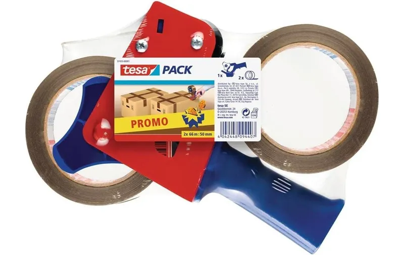 tesa Packbandabroller with 2 Klebebandrollen