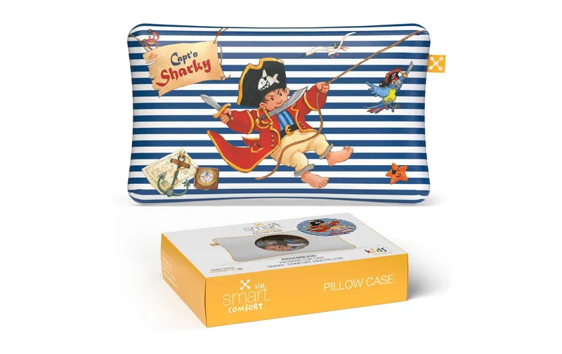 Smartsleep Kinder Kopfkissenbezug Comfort Capt'n Sharky 50 x 32 cm