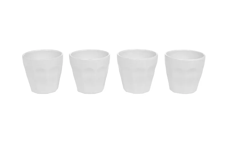 FURBER Espressotasse 90 ml, 4 Stück, Weiss