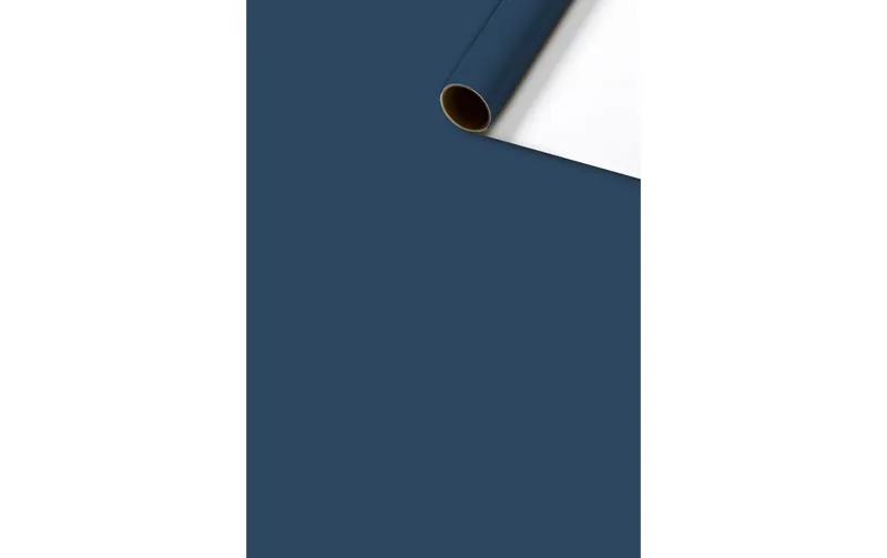 Stewo Geschenkpapier Colour Dunkelblau / blanc, 70 cm x 2 m