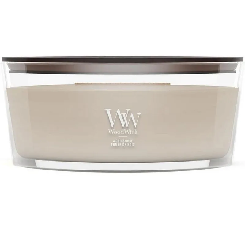 Woodwick Duftkerze Wood Smoke Ellipse