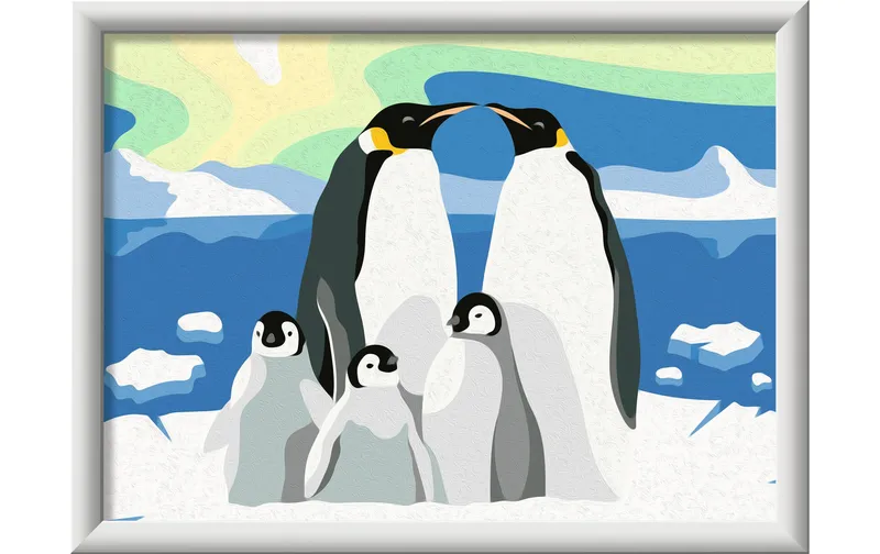 Ravensburger Malen nach Zahlen CreArt – Penguin Family